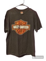 Harley Davidson Tee Shirt Worth Kansas City, Mo. Short Sleeve Men&#39;s   Lg - $10.98