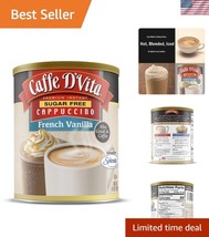 Premium Sugar Free Cappuccino Mix - Instant French Vanilla, 6 Count Cani... - $71.99