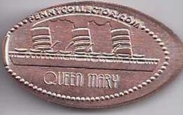 Queen Mary Long Beach Ca Elongated Penny - £4.74 GBP