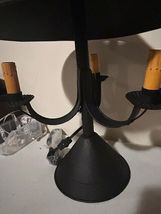 Colonial Walker House accent Lamp in Textured Black metal image 3