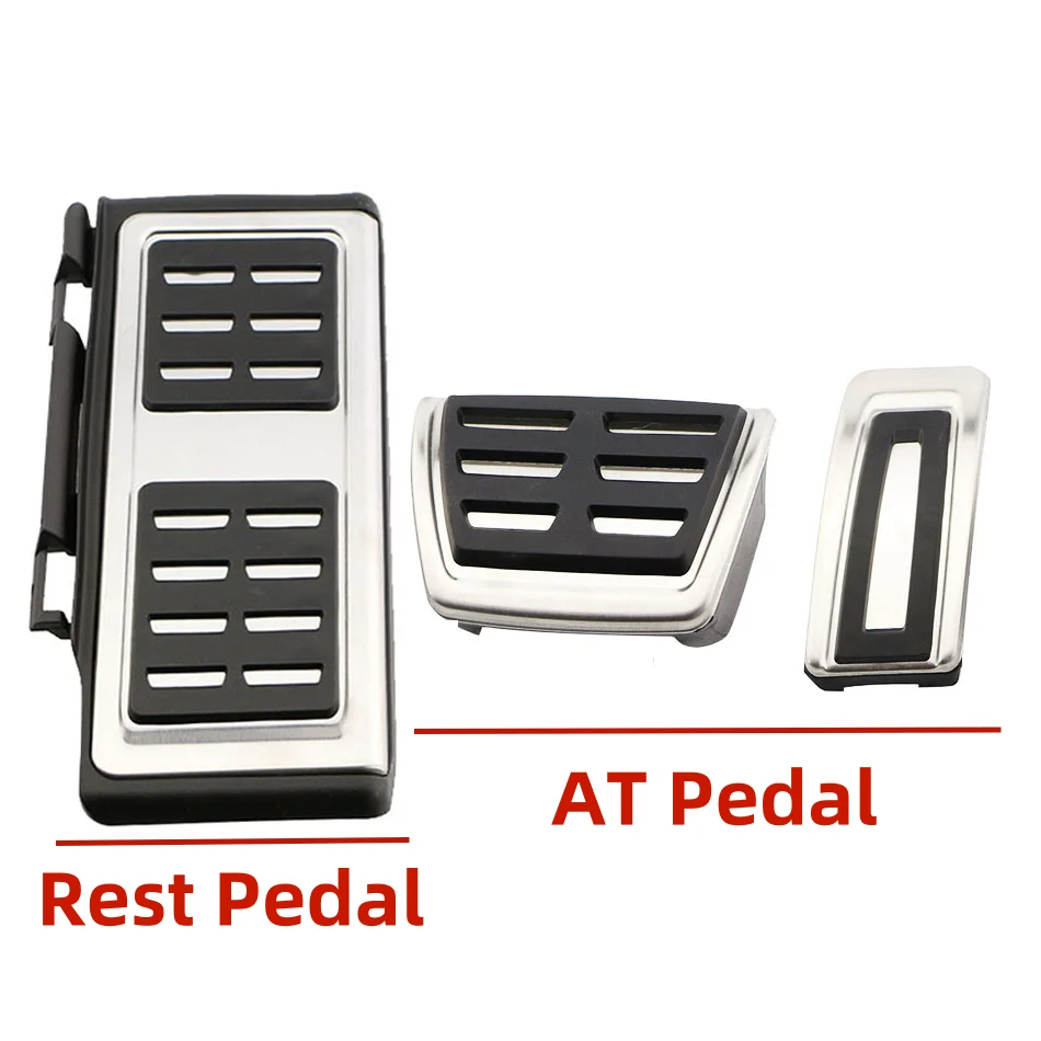 Stainless steel pedal cover for volkswagen vw golf 7 8 gti mk7 polo a05 passat b8 thumb200
