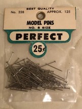 Vintage Perfect Model Pins #8 Size Model Train Parts - $3.95