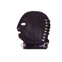 Rouge Mask w/D-Ring&amp; Lockable Buckle Blk - £89.66 GBP
