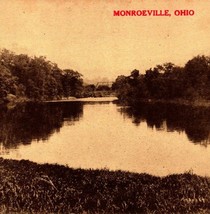 Huron River Railroad Bridge Monroeville Ohio OH 1911 DB Postcard - £12.31 GBP