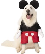 Rubie&#39;s Mickey Mouse &amp; Friends Step In Half Pet Dog Costume Hood Ears Di... - £11.50 GBP