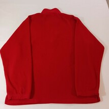 Sun River Khakis Men's 1/4 Zip Long Sleeve Pullover Red Sweatshirt Size Medium image 11