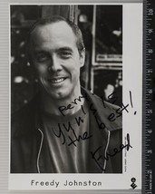 Freedy Johnston Autografo Firmato 8x10 B&amp;w Promo Foto Tob - £45.93 GBP