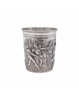 Antique German Sterling Silver Beaker Way To Calvary London 1896 Karl Kurz - $3,382.15 CAD