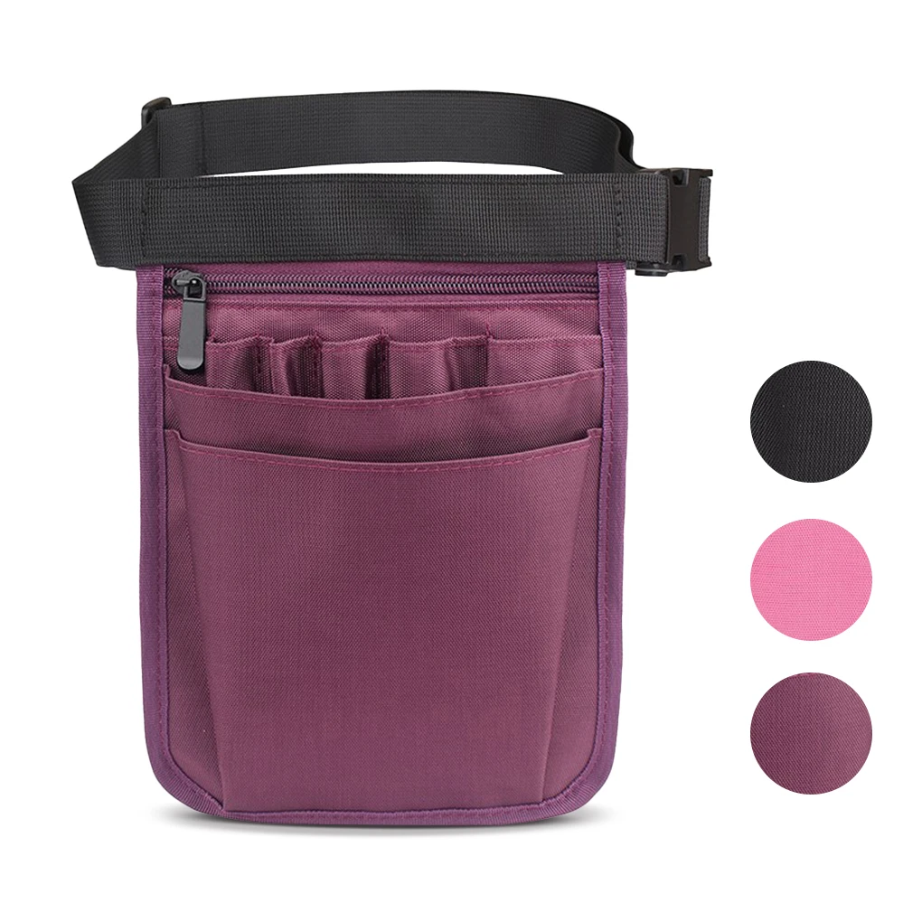 Universal Work Waist Bag Nylon Pockets  Belt Organizer Foldable Portable Tool St - £51.51 GBP