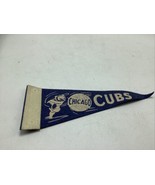 1960’s Vintage Chicago Cubs Illinois Wrigley Baseball Mini Pennant 3.5x9... - £58.69 GBP