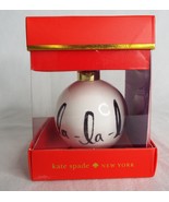 Kate Spade Deck the Halls Fa La La  Christmas  Holiday Ornament  New in Box - £27.28 GBP