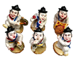 Hand-Painted Kunstharzfiguren Musikanten Clowns Asia Japan China 8cm 3&quot; ... - £32.16 GBP