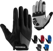 Rockbros Cycling Gloves For Men Women - Breathable Gel Pad Road Mountain Bike - £34.04 GBP