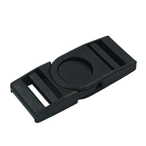 Bluemoona 10 PCS - Side Release Buckle Plastic Paracord webbing strap 1"(25mm)
