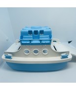 Green Toys -Vehicle Ferry Boat-Blue and White Bathtub Toy Made in USA - $11.84
