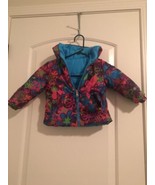 Pacific Trail Toddler Girls Floral Print Full Zip Coat Jacket Size 2T  - £21.75 GBP