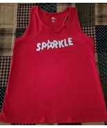 &quot;Celebrate&quot; Brand ~ SPARKLE ~ Red Cotton Tank Top ~ Girl&#39;s Size XXLarge ... - $42.10 CAD