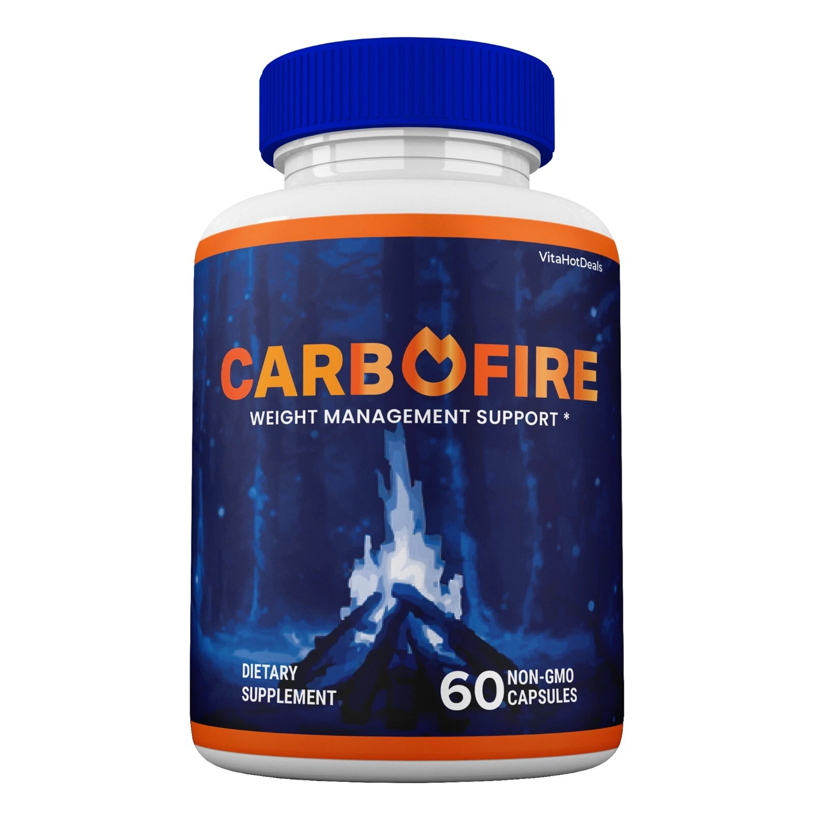 CarboFire Premium Capsules Daily Carb Support Formula Natural Strength 1... - $66.90 CAD