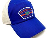 Florida Gators Patch Logo Curved Bill Royal Blue &amp; Tan Mesh Trucker Curv... - £19.39 GBP