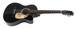 Ozzy Osbourne Signed 38&quot; Black Acoustic Guitar JSA - £534.10 GBP