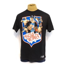 John Cena WWE Hustle Loyalty Respect U C Me  Wresting Black T-Shirt Large - £19.76 GBP