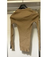 Victoria Beckham Brown Rib Knit - $102.55