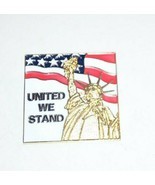 Vtg American Flag PIN United We Stand Statue of Liberty USA Patriotic Pride - $5.48