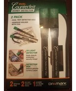 Dri Mark Counterfeit Money Detector, 2 Pack, UV Light &amp; Detector Pen 7490 - $49.38