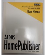 Aldus HomePublisher 2.0 for Apple Macintosh - User Manual - $11.80 CAD
