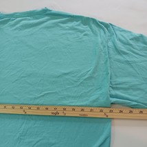 Comfort Wash Men's Mint Turquoise Ring Spun Cotton T-Shirt Short Sleeve Size XL image 9