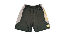 VINTAGE Notre Dame Fighting Irish Shorts Mens Large Green Champion Logo NCAA 90s - £19.31 GBP