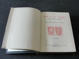 The Book Of The THAMES-FROM Its Rise To Its FALL- S.C. Hall - London, 1877 Book. - £158.07 GBP