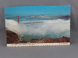 Vintage Postcard - Golden Gate Bridge in the Fog - Dexter Press - £11.98 GBP