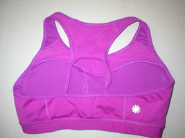 Womens Athleta Sports Bra M Hot Yoga Pilates Purple Spin Barre Running G... - $88.11