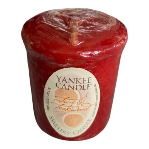 Vintage Yankee Candle Citrus & Teakwood Votive Sampler 1.75 OZ *New - £3.99 GBP
