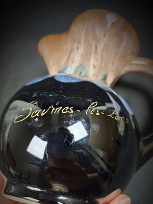 Pitcher "Savines les Lacs" Genuine High-Fired Flame Glazed Stoneware - 2Y210 Item image 7
