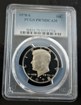 1978-S 50C PCGS PR70DCAM KENNEDY TOP GRADED TOP REGISTRY PROOF DCAM 2021... - £55.07 GBP