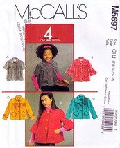 Girl&#39;s JACKETS 2006 McCall&#39;s Pattern 5697 Sizes 7-8-10-12-14 UNCUT - £9.49 GBP