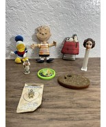 Lot of 8 Junk Drawer Items Toys Pins Religious Pez Star Wars Charlie Bro... - $10.85 CAD