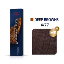 Wella Koleston Perfect Hair Color 4/77 Medium Brown/Brown Brown