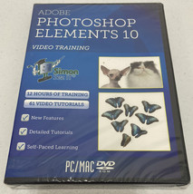Adobe Photoshop Elements 10 Video Training (2011, PC/MAC DVD-ROM)  - $15.99