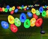 Upgraded 2 Packs Solar Easter Garden Stake Lights, Easter Decorations So... - $25.17