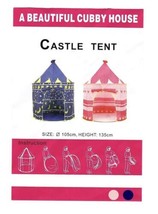 Castle Princess Pink Teen Kids Girls A Beutiful Cubby House Play 135 Cm - £34.67 GBP