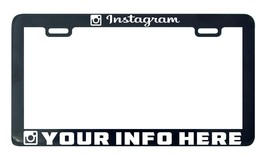 Instagram Camera Design your own custom personalize license plate frame holder  - £5.47 GBP