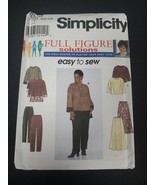 Simplicity Sewing 8385 Misses SKIRT PANTS TOP Size 26W- 32W Uncut - $4.95