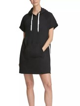 DKNY Womens Sport Logo Hoodie Dress Color Black Size S - £31.98 GBP