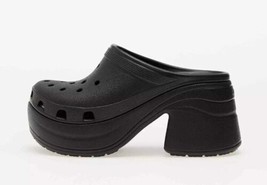 Unisex Crocs Siren Clog Black/Black 208547-001 Women&#39;s Size 8 - £52.43 GBP