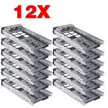 Lot of 12, 3.5&quot; Hard Drive Tray Caddy For Dell PowerEdge R730 Hot-Plug U... - £117.24 GBP