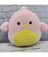 Squishmallow Harmony The Pink Swan 12&quot; Plush Pillow Kellytoy Soft - £12.40 GBP