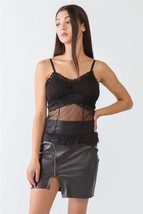 FASHION4YOU Sheer Mesh Lace Push-Up Bustier - £18.52 GBP